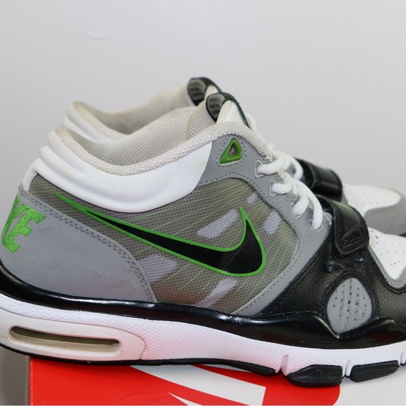 Nike Trainer 1 Low Flywire Grey Black Green Men’s Shoes Size 8 Rare Retro - Picture 16 of 16